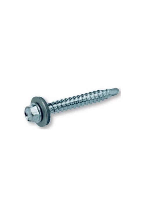 Trapez Çatı Vidası Matkap Uçlu 5,5X60 Mm – Sac Ve Metal Çatı Montaj Vidası (25 Adet)