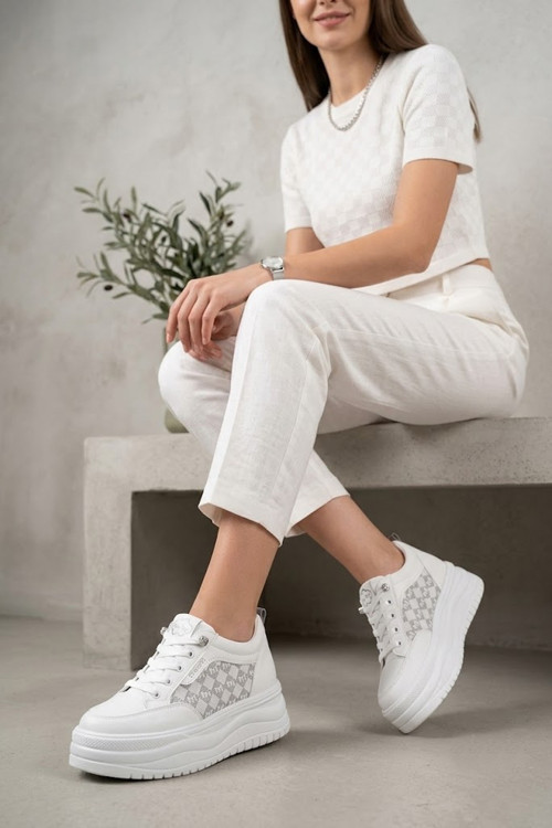 Solmaz BDL2006 Beyaz Kadın Sneaker