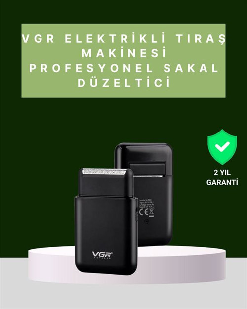 USB Şarjlı Traş Makinesi – Piston + Ağ Başlık, 600 mAh Batarya