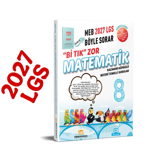 2027 LGS Bİ TIK ZOR MATEMATİK SORU BANKASI sinan kuzucu