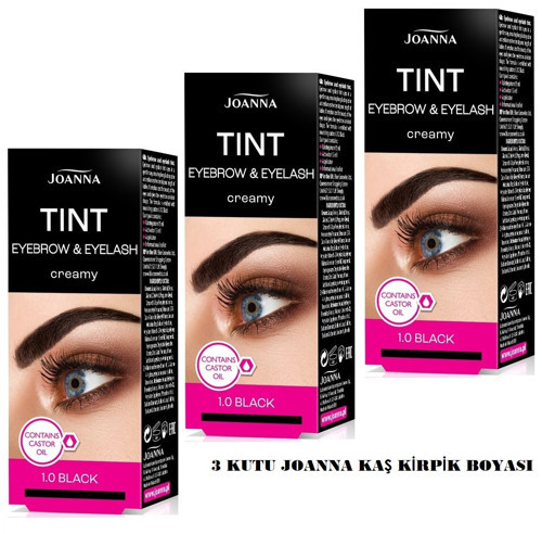 Kaş kirpik Krem Boya Siyah Renk (BOYA+ OKSİDAN) – 3 KUTU