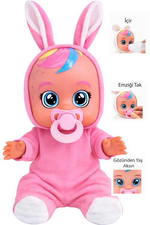 Ağlayan Ve Konuşan Et Bebek Açık Pembe