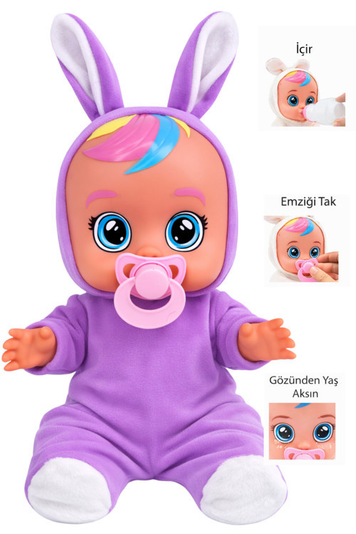 Ağlayan Ve Konuşan Et Bebek Lila