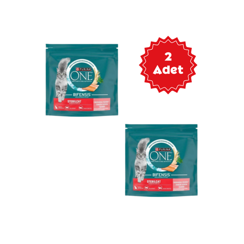 Somon & Buğday Kısırlaştırılmış Kedi Maması 750gr x 2 Adet