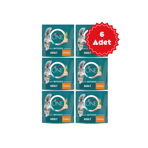 Tavuk Yetişkin Kedi Maması 1,4kg x 6 Adet