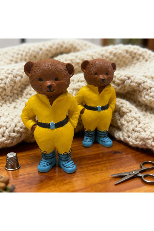 Dekoratif El Yapımı Teddy Bear Ayıcık Koleksiyonu Bibloları