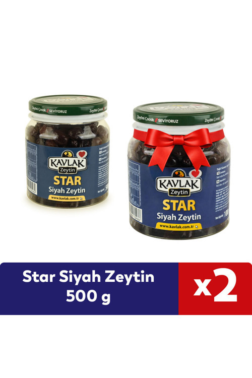 Gemlik Star Siyah Zeytin 500 Gr 1 Alana 1 Bedava