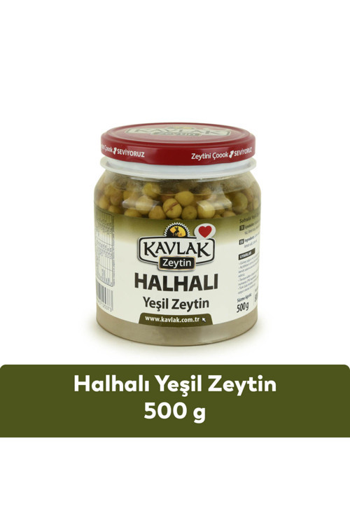 Halhalı Yeşil Zeytin 500 Gr