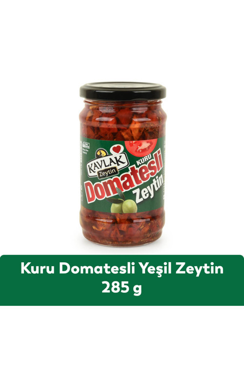 Kuru Domatesli Yeşil Zeytin 285 Gr