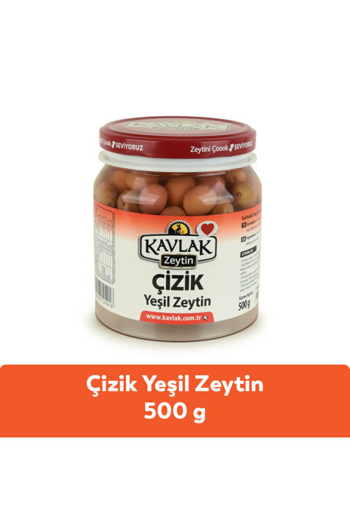 Çizik Yeşil Zeytin 500 Gr