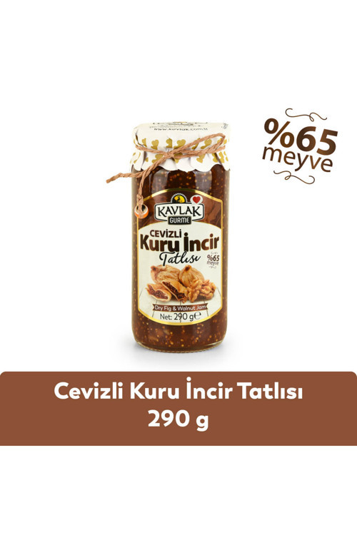 Ceviz-Kuru İncir Reçeli 290 Gr Cam Kavanoz