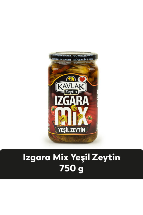 Izgara Mix Yeşil Zeytin 750 Gr