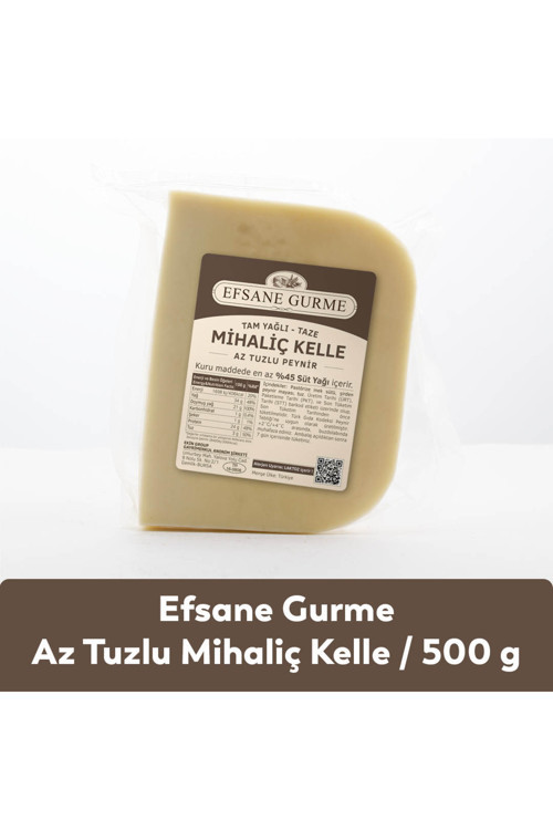 Efsane Gurme Az Tuzlu Mihaliç Kelle Peyniri 500 Gr