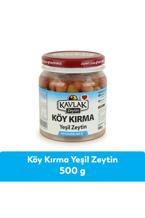 500 Gr Köy Kırma Yeşil Zeytin