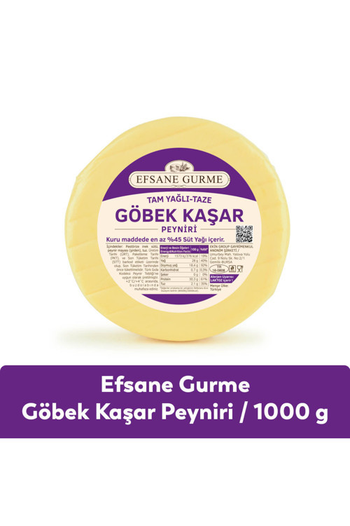 Efsane Gurme Göbek Kaşar Peyniri 1 Kg