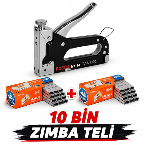HT 14 El Zımbası + 10.000 Adet Zımba Teli