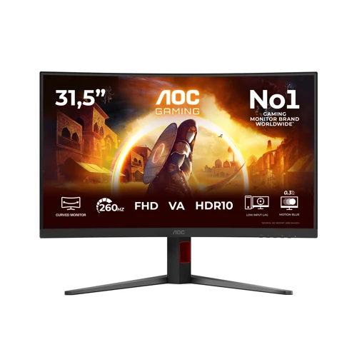 C32G4Z 31.5″ 260Hz 0.3ms HDR10 Adaptive Sync Full HD 1500R Kavisli Gaming (Oyuncu) Monitör