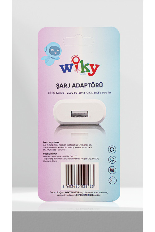 Akıllı Çocuk Saati Şarj Adaptörü