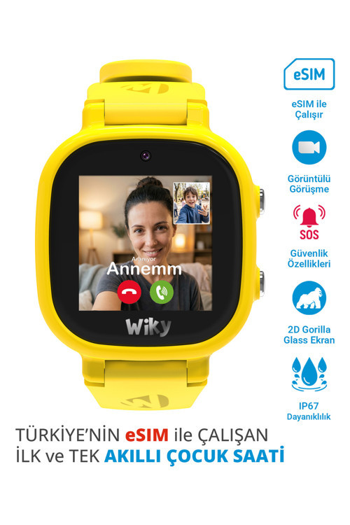 5E Akıllı Çocuk Saati - Görüntülü Arama, Gps, Sos, Güvenli Alan, Anlık Konum (Esim) - Karne Hediyeleri