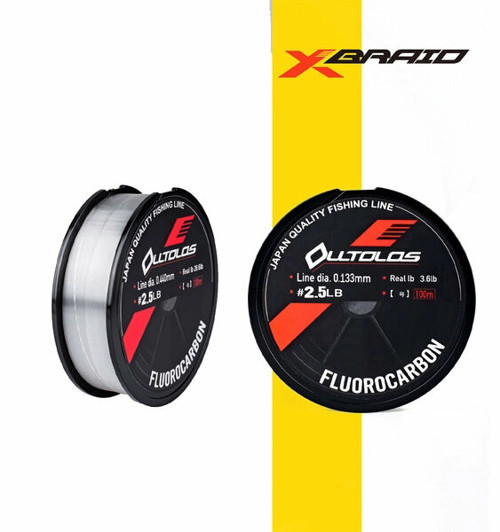 YGK XBRAİD N270 OLLTOLOS FC 100M 2.3KG 0.169MM FLOUROCARBON MİSİNA
