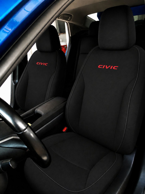 CİVİC Kırmızı Yazılı Civic FC5 FB7 FD6 İes Vtec 2 ile Uyumlu Koltuk Minderi