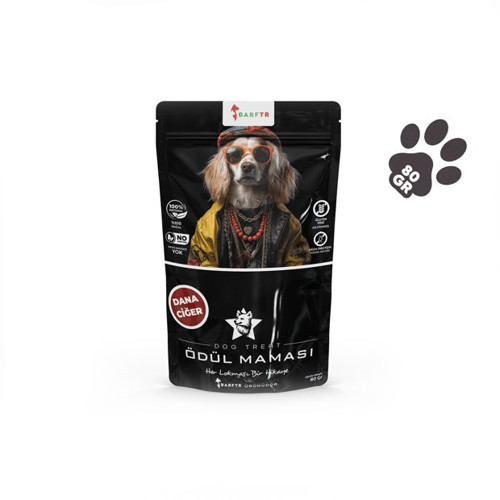 Dana Ciğer Parçaları Atıştırmalık Ödül Maması 80 GRAM Köpekler İçin