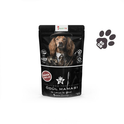 Dana Gırtlak Atıştırmalık Köpekler İçin Ödül Maması 80 Gr