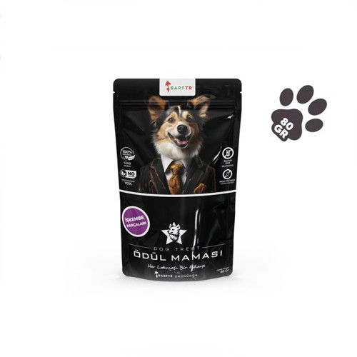 Dana İşkembe Parçaları Atıştırmalık Köpekler İçin Ödül Maması 80 Gr
