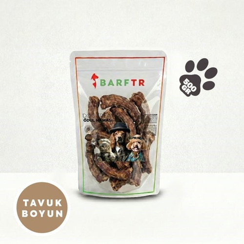 Tavuk Boyun Atıştırmalık Ödül Maması 500 Gram Köpekler İçin