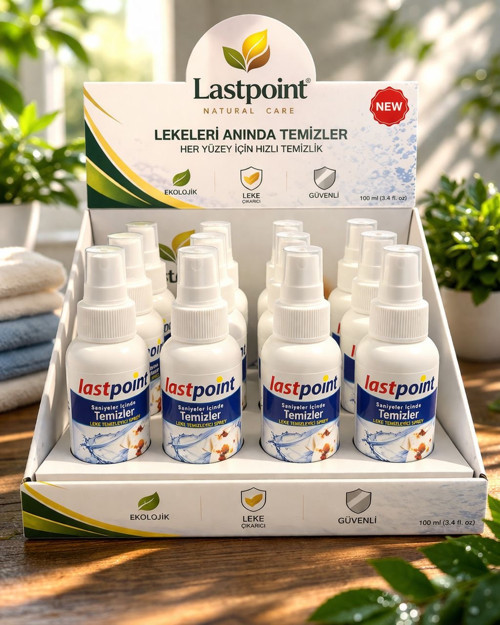 Lastpoint Leke Temizleyici Sprey 100 ml 12'li Avantaj Paket Çok Amaçlı Kumaş ve Döşeme Leke Çıkarıcı