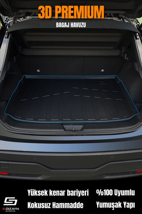 Tesla Model Y Juniper 3D Pro Bagaj Havuzu 2025 Üzeri A+ Kalite