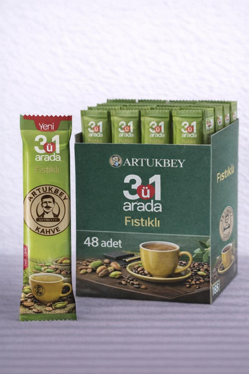 3'Ü 1 Arada Fıstıklı (48 Adet*18 Gr)