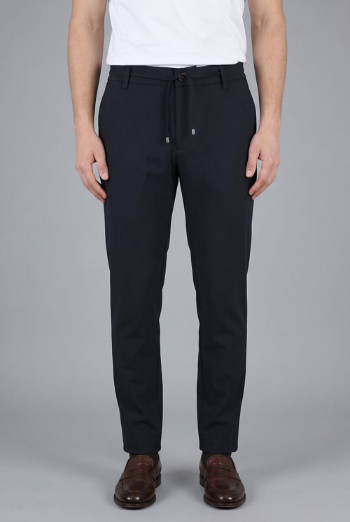 Lacivert Jogger İpli̇ Spor Pantolon