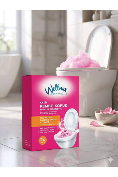 Aktif Pembe Köpük Tuvalet Klozet Temizleyici 2X100 Gr The Actıve Foamıng Toılet Cleaner