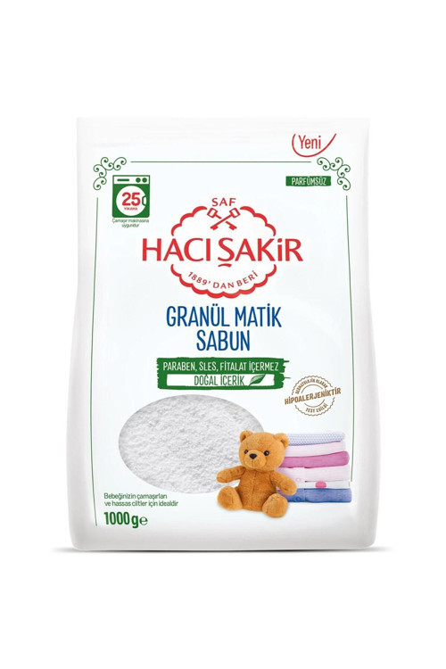 Granül Matik Bebekler Ve Hassas Ciltler Için Çamaşır Deterjanı 1000 Gr