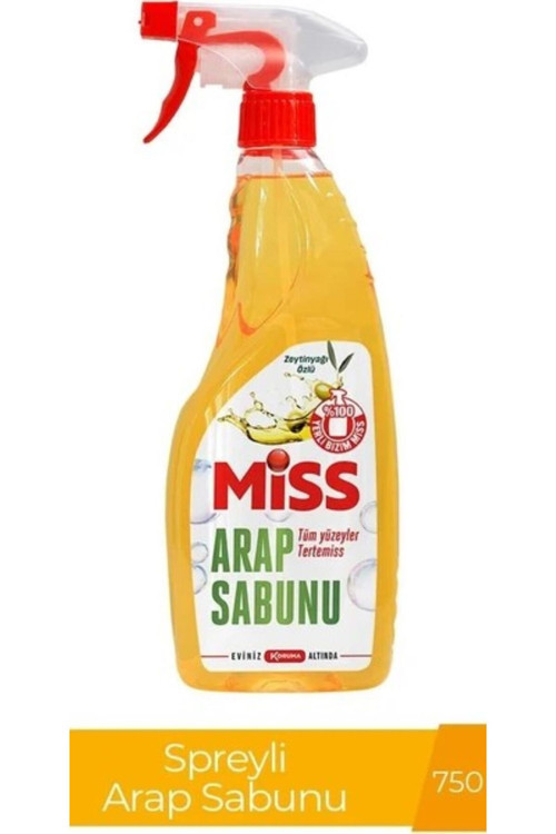 Sprey Zeytinyağlı Özlü Arap Sabunu 750Ml