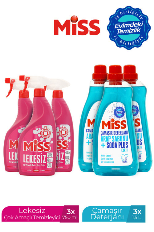 Lekesiz 750Mlx3 + Sıvı Çam. Det. 1500Mlx3