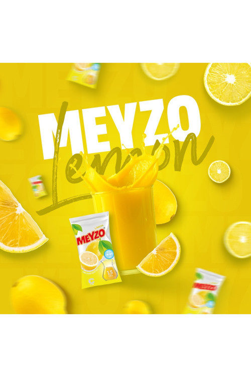 Meyzo Limon Aromalı Toz İçecek 24 Lü 9 Gr