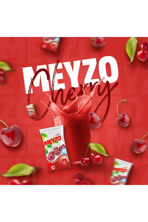 Meyzo Vişne Aromalı Toz İçecek 24 Lü 9 Gr