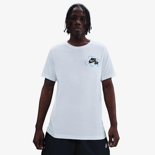 M Nsw Gfx Tee Erkek Beyaz Pamuklu Tişört