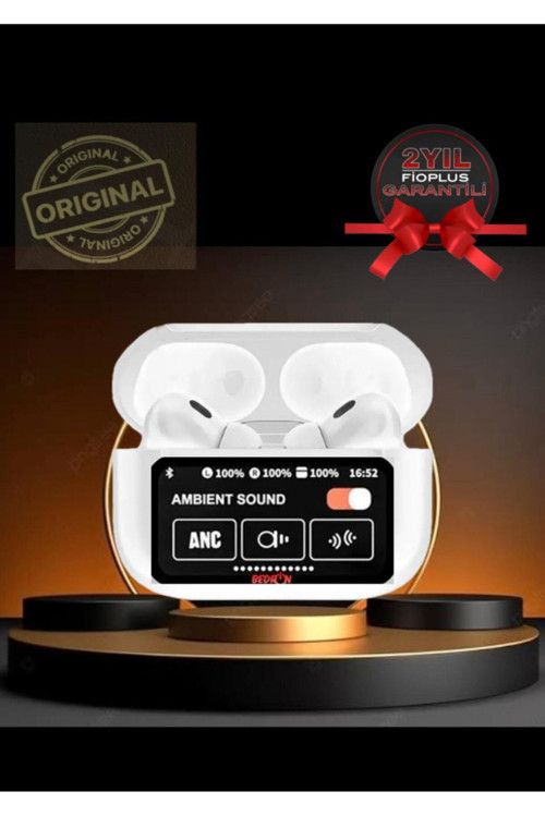 FİOPLUS Air 2 Max Plus Anc Dokunmatik Ekranlı Bluetooth Kulaklık Ios Android Tüm Telefonlara Uyumlu Kulaklık