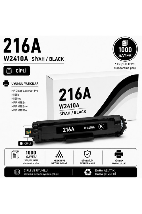 HP 216A-W2410A Siyah