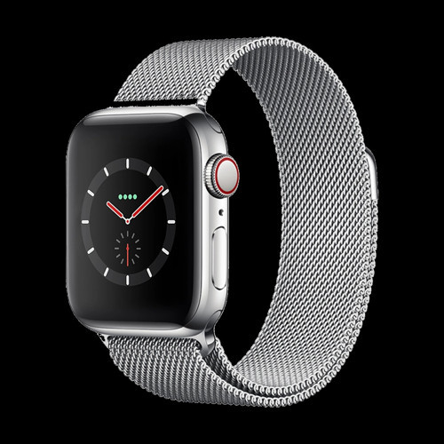 Apple Watch Manyetik Metal Örgülü 38/40/41 mm Kayış Gümüş