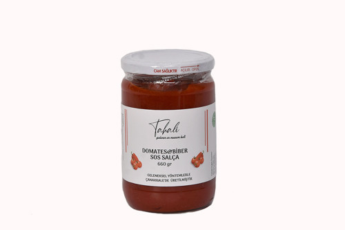 Çanakkale Domates&Biber Karışık Salça 660 gr (Geleneksel Yöntemlerle, Kaynatma Usulü, Katkısız Üretim)