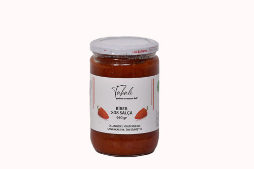 Çanakkale Kapya Biber Sos Salça 660 gr (Geleneksel Yöntemlerle, Kaynatma Usulü, Katkısız Üretim)