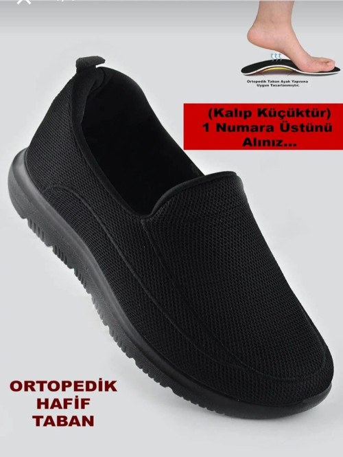 Tam Ortopedi Bağsız Hafif Taban Günlük Erkek Kadın Unisex Spor Ayakkabı Yazlık Esnek Hafif Taban