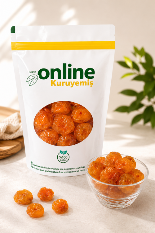 Sarı Erik Kurusu Çekirdekli - 100 gr