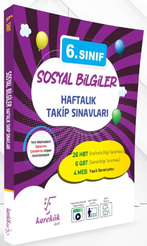 6. Sınıf Sosyal Bilgiler Haftalık Takip Sınavları