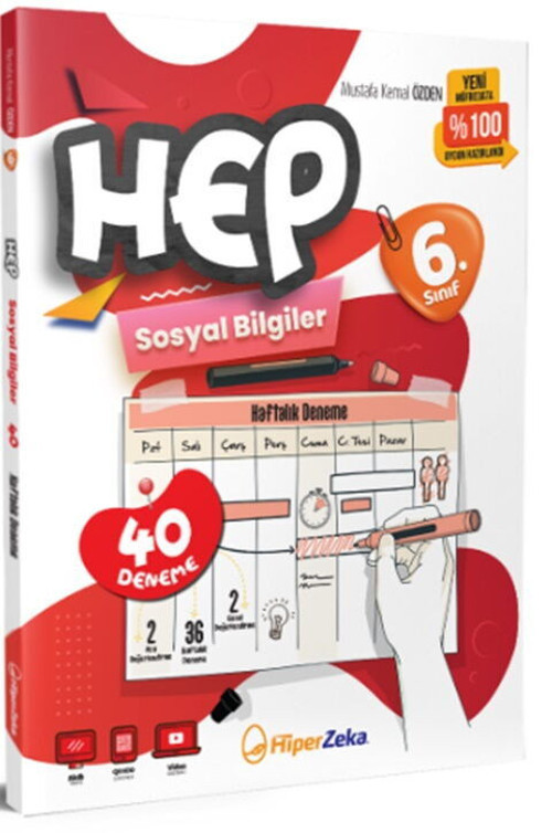 6. Sınıf Hiper T.C. İnkılap Tarihi ve Atatürkçülük 40 Haftalık Deneme