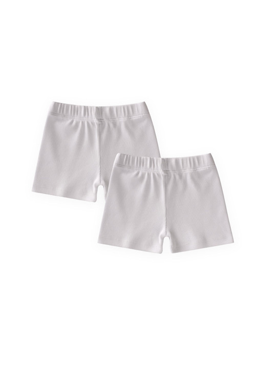 İkili Waffle Boxer 2-11 Yaş Beyaz